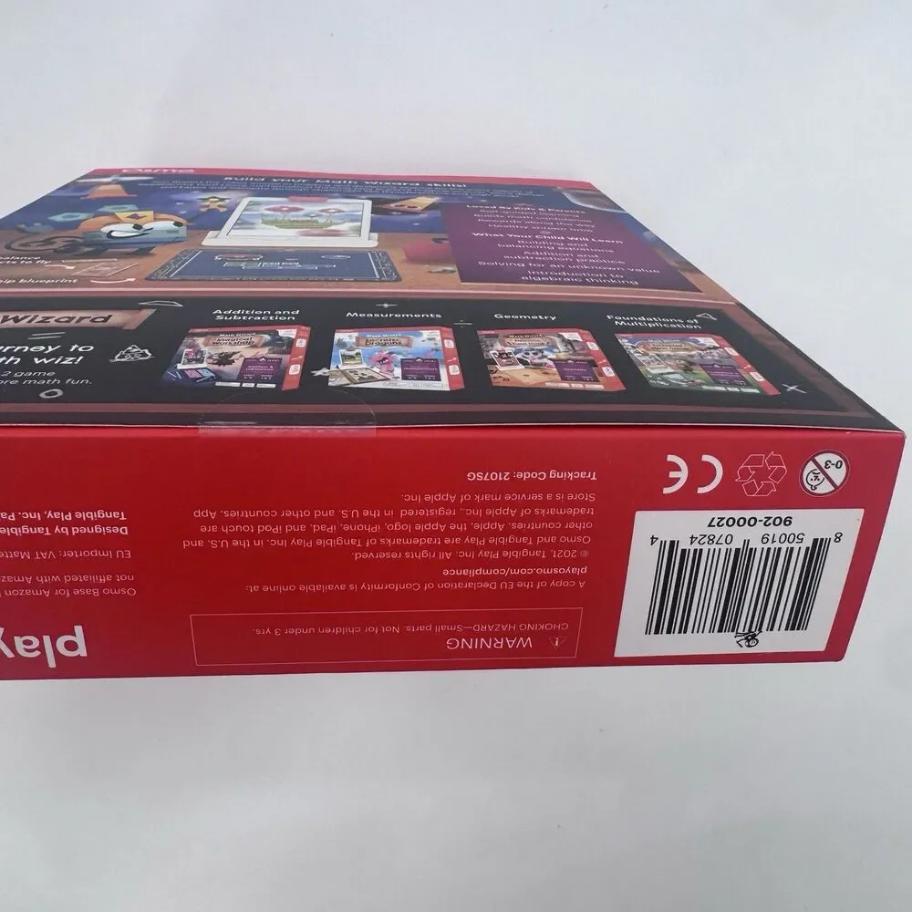 Osmo Math Wizard and the Amazing Airships iPad and Fire Tablet. Ages 6-8 Sealed